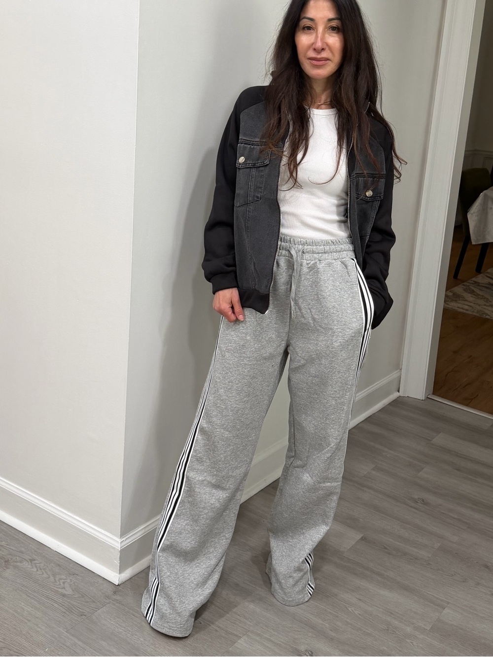 FROM PARIS FRANCE Sweatpants with Side Stripes - Brand